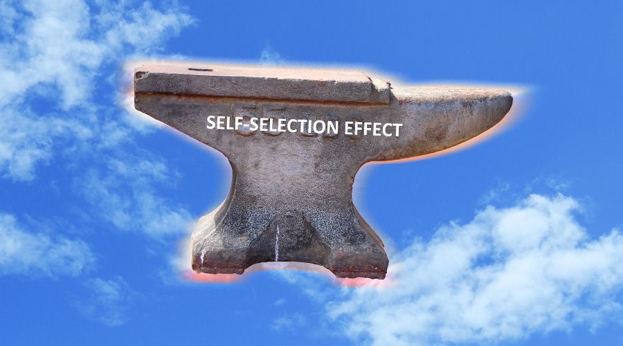 Self-Selection Effect, the Heartless Ghost
