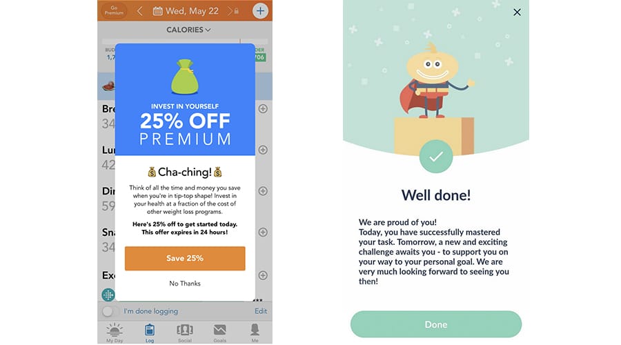 In-app messaging is a great way to send rewards