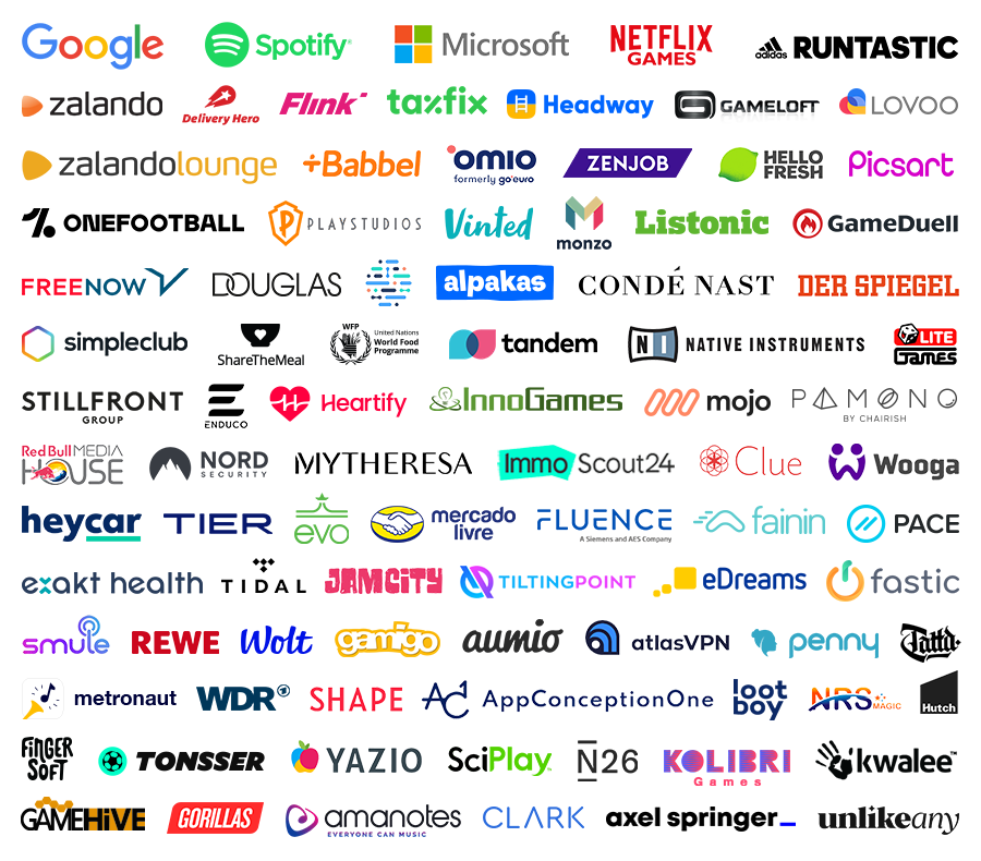 Companies Attending App Growth Summit Berlin 2023 Include