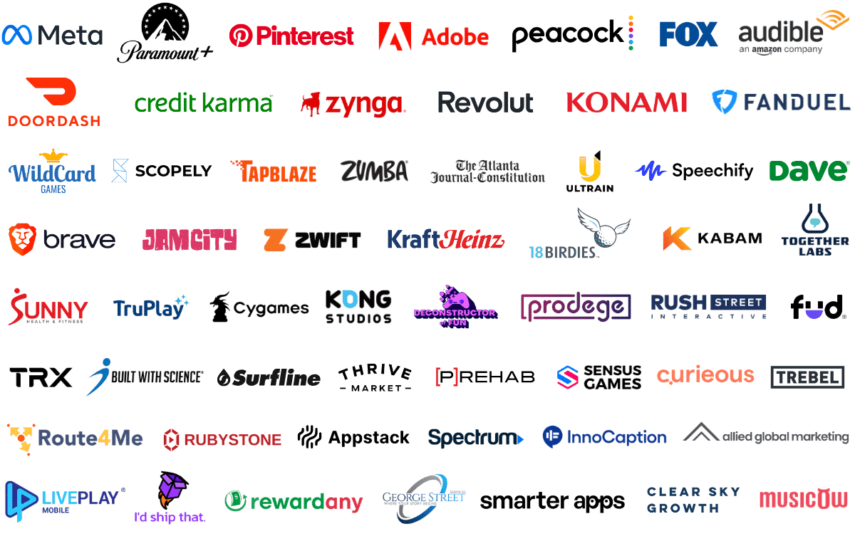 App Growth Summit LA Companies That Are Attending